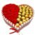 Corazon Ferrero Rocher 30 cms (73 piezas)